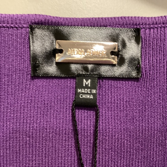 Alexia Admor Akari Tie Front Knit Midi Dress, size M - Picture 6 of 12